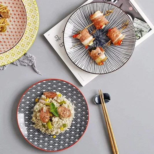Rynx | Retro Ceramic Dinner Plate