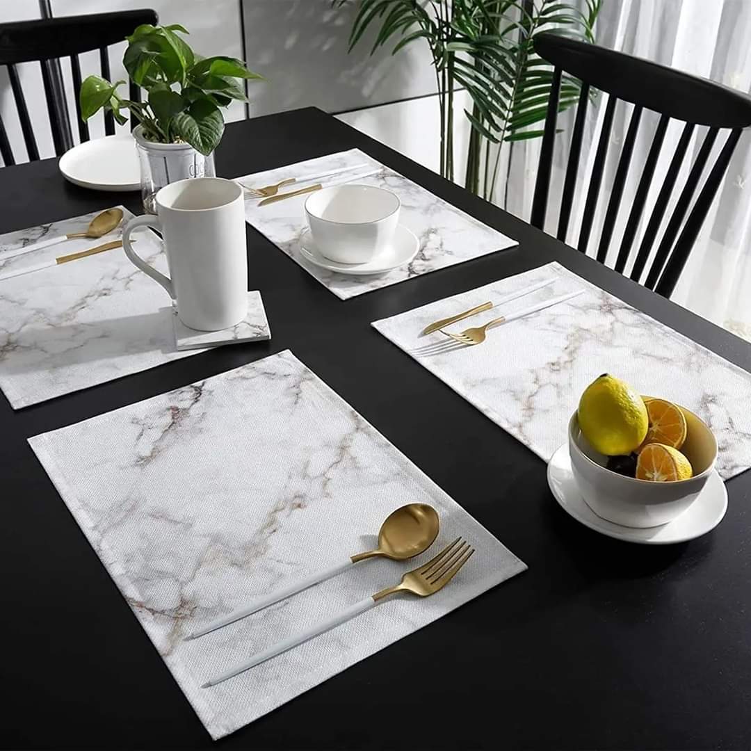 Rynx | 6 Piece Marble Table Mats