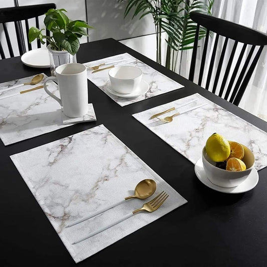 Rynx | 6 Piece Marble Table Mats