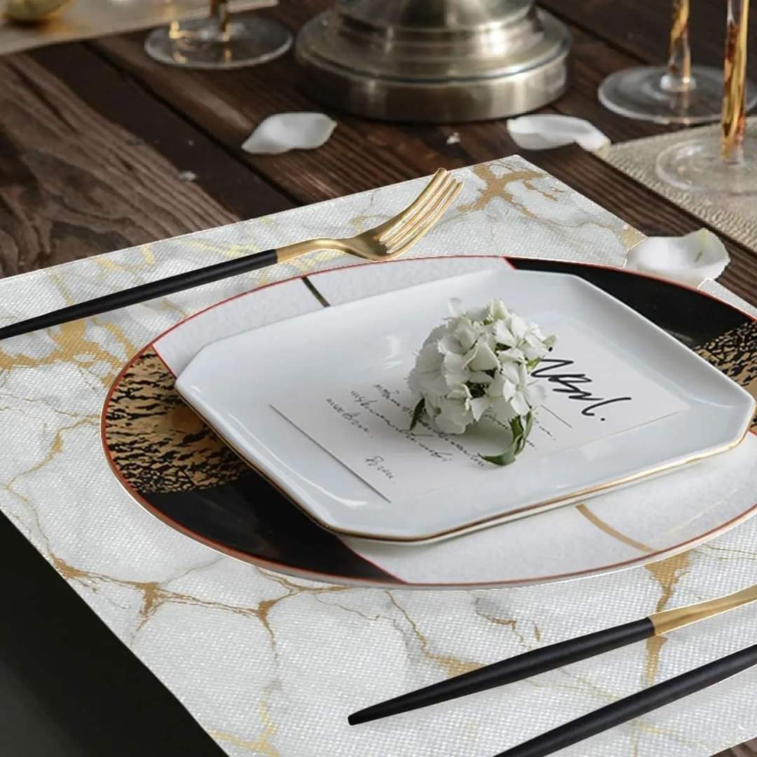 Rynx | 6 Piece Marble Table Mats