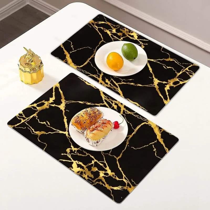 Rynx | 6 Piece Marble Table Mats