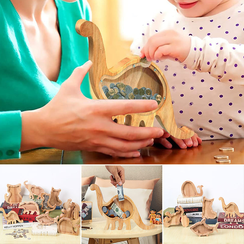 Rynx | Wooden Animal Savings Bank