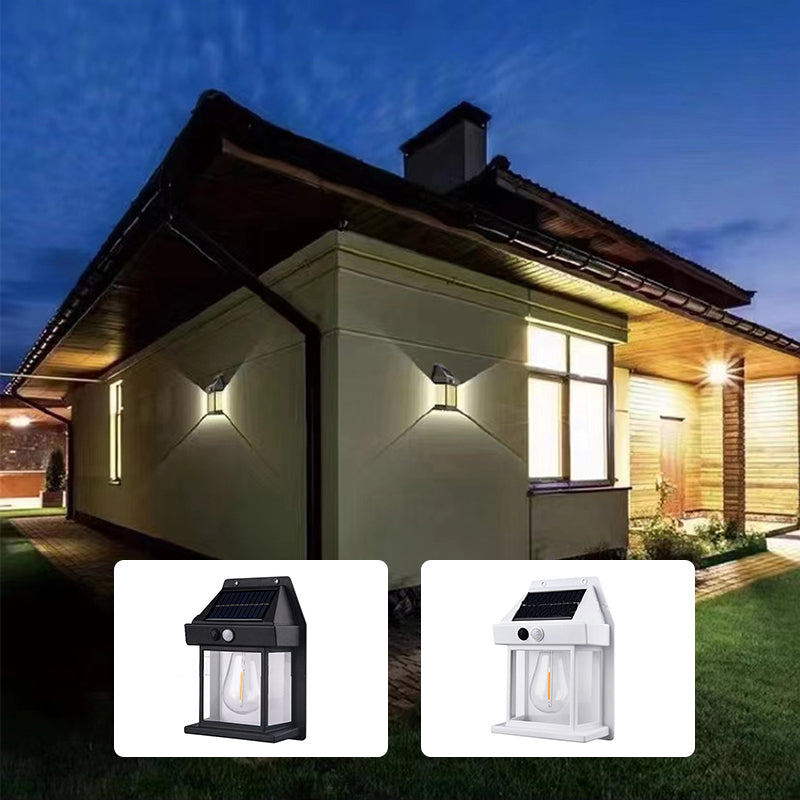 Rynx | Solar Wolfram Wall Light for Outdoor Use
