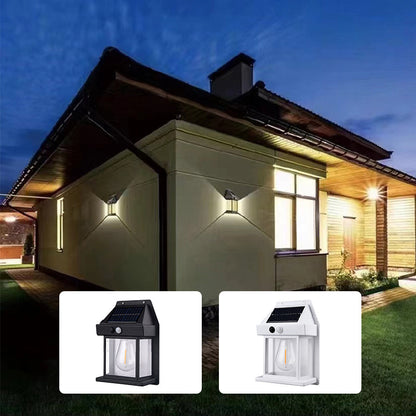 Rynx | Solar Wolfram Wall Light for Outdoor Use