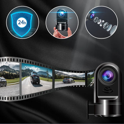 Rynx | 1080P HD 360° Rotating Mini ADAS Dashcam