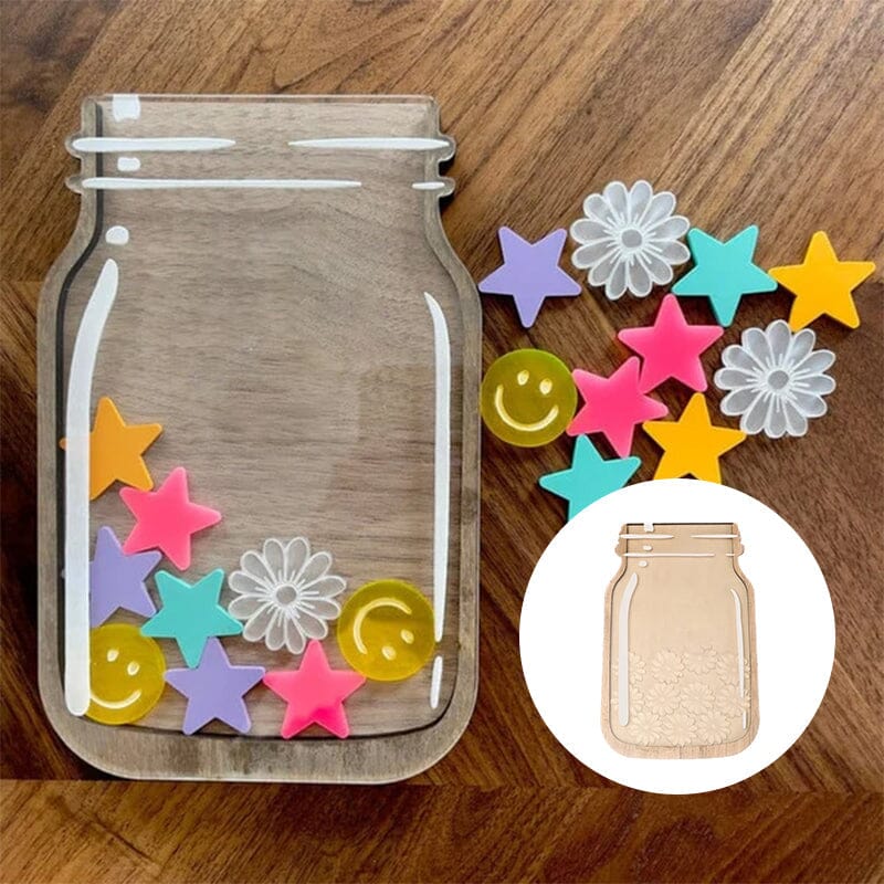 Rynx | JoyJar Personalized Reward Jar | Custom Engraving | Motivation & Decoration