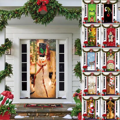 Rynx | Nightmare Before Christmas Outdoor Decorations Props Christmas Elf Door Cover