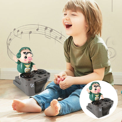 Rynx | DJ swinging pig toy