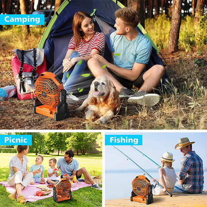 Rynx | Camping LED Fan with Light