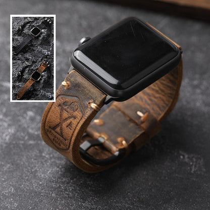 RYNX | Handmade Vintage Leather Apple Watch Band