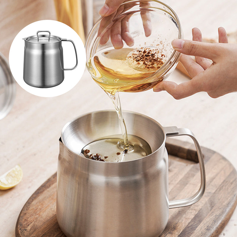 Rynx | 2-in-1 304 Stainless Steel Multifunctional Oil Separator Pot