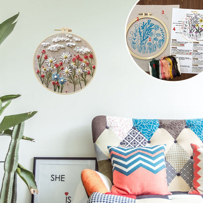 RYNX | Flower Package With Embroidery Hoops For Beginners