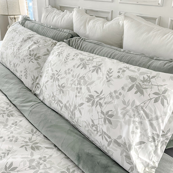 Rynx | 5-piece sheet foil reversible velvet duvet cover sets