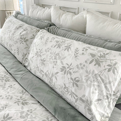 Rynx | 5-piece sheet foil reversible velvet duvet cover sets