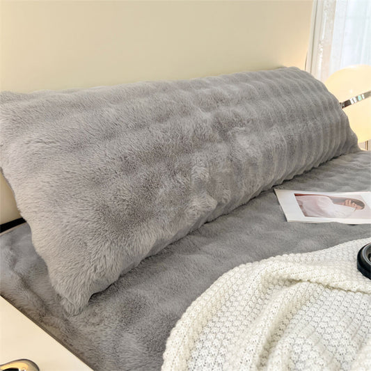 RYNX | Bubble Faux Rabbit Fur Extended Rest Headboard Pillow