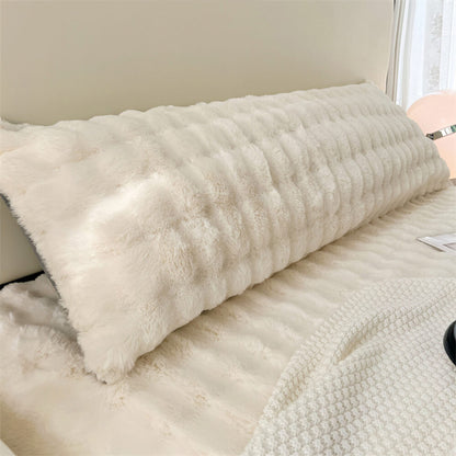 RYNX | Bubble Faux Rabbit Fur Extended Rest Headboard Pillow