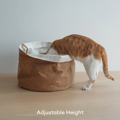RYNX | Foldable Washable Kraft Paper Cat Bed