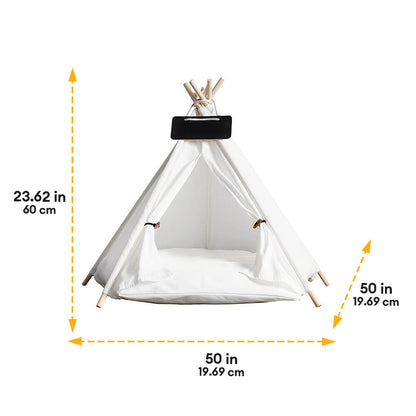 RYNX | Breathable Removable Five-Pointed Star Pet Teepee Tent