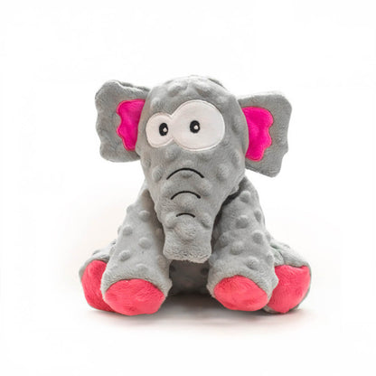 RYNX | Bite-Resistant Alligator Dog Toy with Built-In Squeaker Elephant