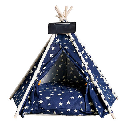 RYNX | Breathable Removable Five-Pointed Star Pet Teepee Tent