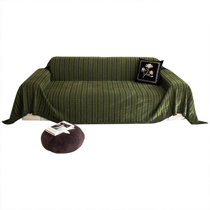 RYNX | Tassel Chenille Couch Cover