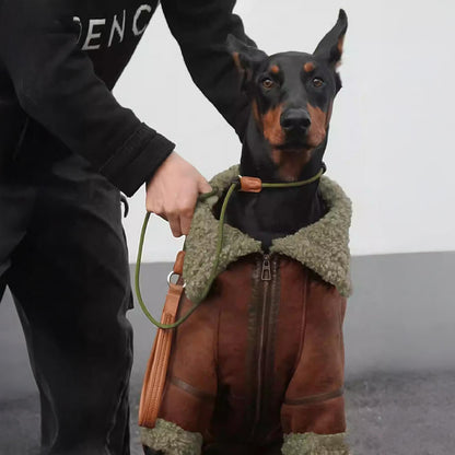 RYNX | Aviator Dog Jacket with Shearling Lining - Warm and Stylish