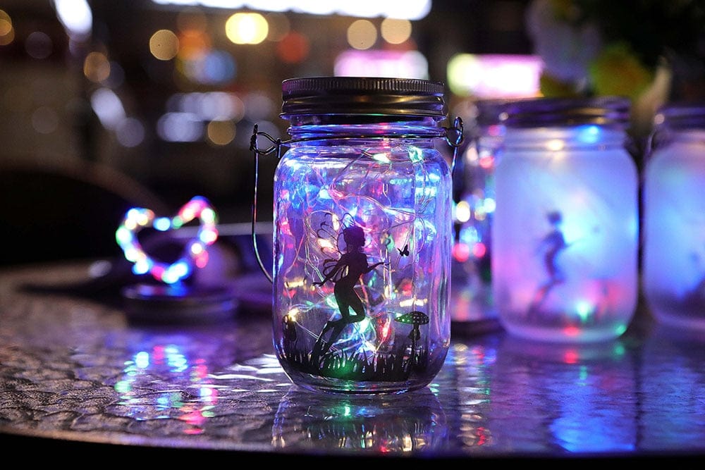 Rynx | Fairy Mason Jar Solar Lamp