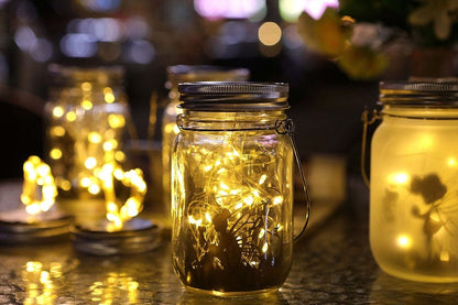 Rynx | Fairy Mason Jar Solar Lamp