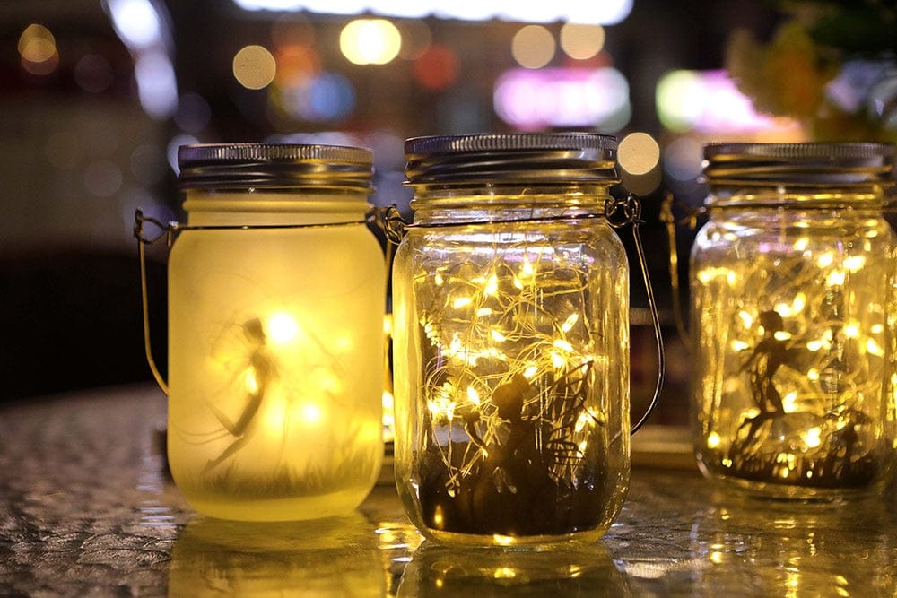 Rynx | Fairy Mason Jar Solar Lamp