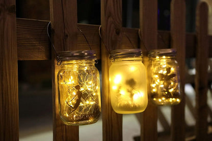 Rynx | Fairy Mason Jar Solar Lamp