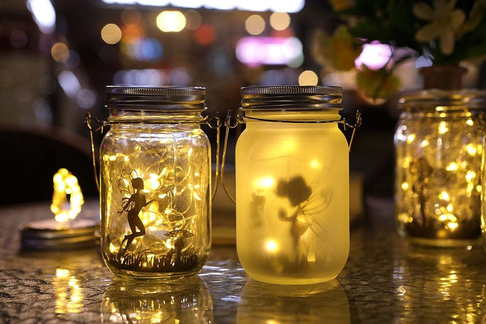 Rynx | Fairy Mason Jar Solar Lamp