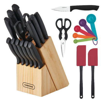 Rynx | 23-piece set in stainless steel cutlery and utensils - Never needs sharpening Dishwasher safe