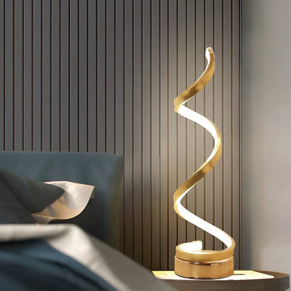 RYNX | Spiral Glow LED Desk Lamp – Energy Efficient, Sustainable & Eye-Friendly Design
