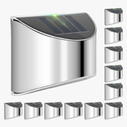 Rynx | EcoSteel - Waterproof Solar LED Outdoor Wall Lamps