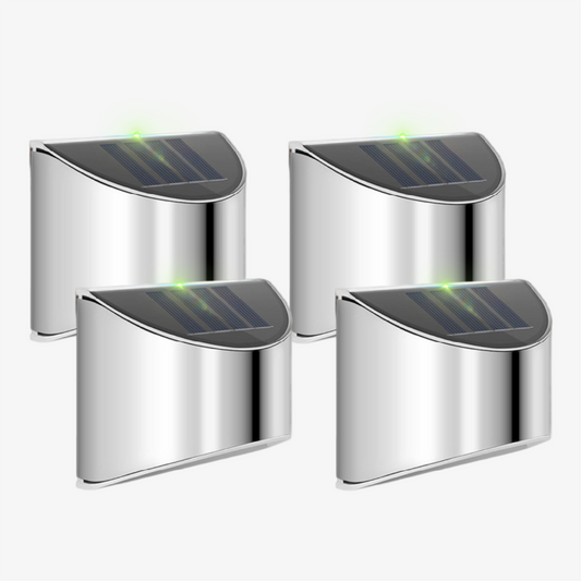 Rynx | EcoSteel - Waterproof Solar LED Outdoor Wall Lamps
