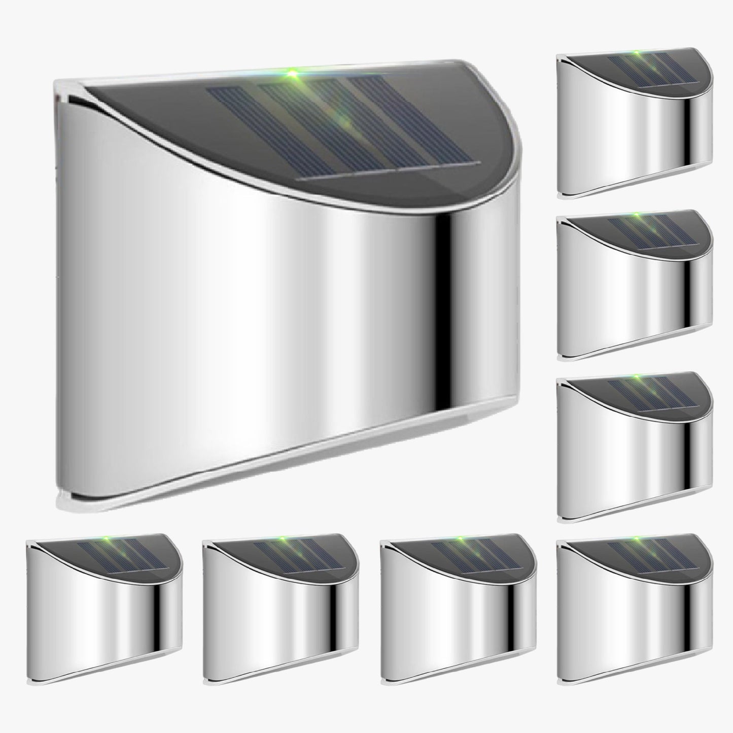 Rynx | EcoSteel - Waterproof Solar LED Outdoor Wall Lamps