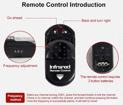 Rynx | Remote-controlled Cockroach – Realistic Crawling Effect with Glowing Eyes