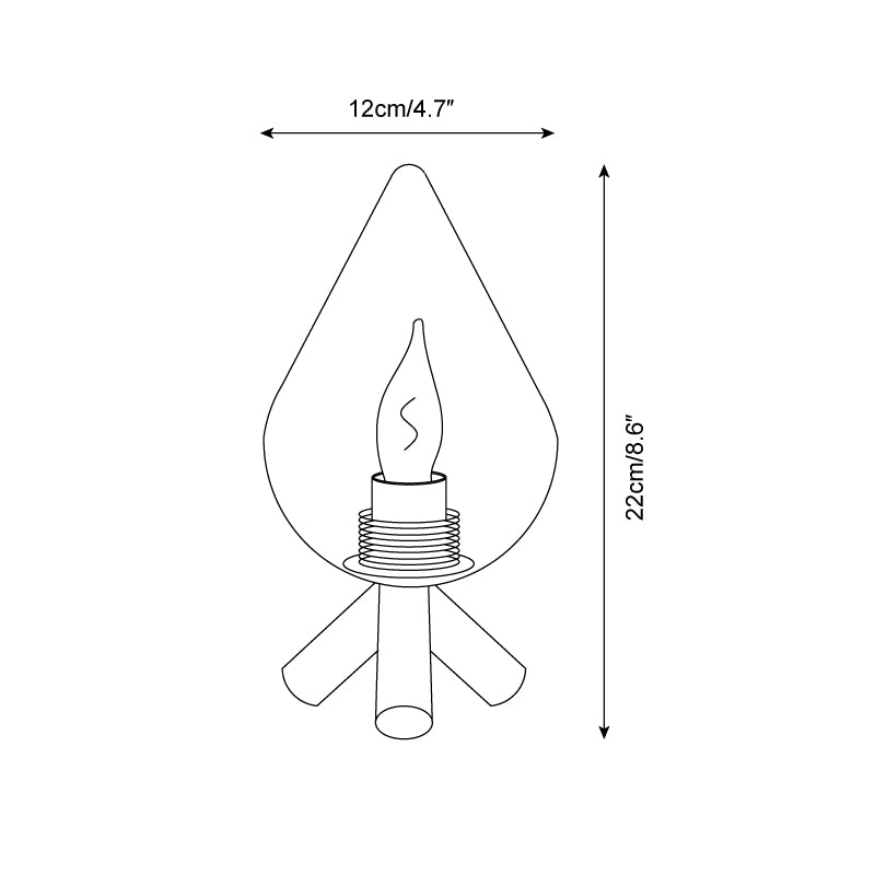 Rynx | Flame Table Lamp