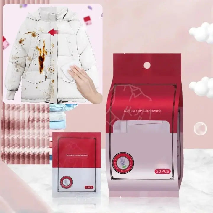 Rynx | Stain-Free Clothing – Cleaning Wipes for On-the-Go