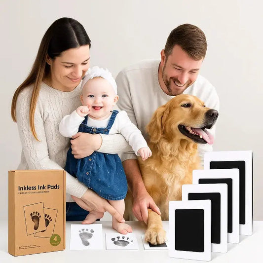 Rynx | Smudge-free hand and paw print ink pad set with non-toxic ink