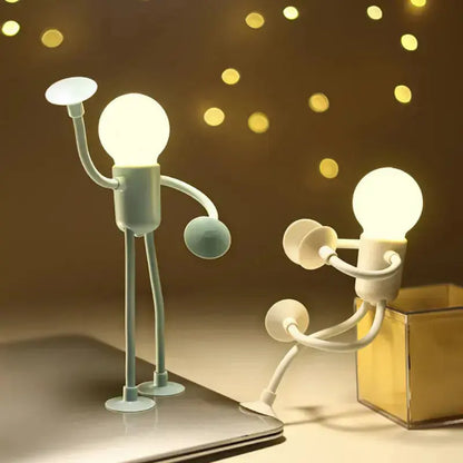 Rynx | LED Night Light with Suction Feet – Flexible & Playful for Bedroom or Living Room