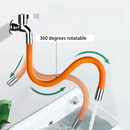 Rynx | Flexible faucet extension – 50cm 360° swivel & water-saving