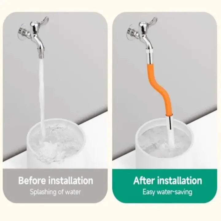 Rynx | Flexible faucet extension – 50cm 360° swivel & water-saving