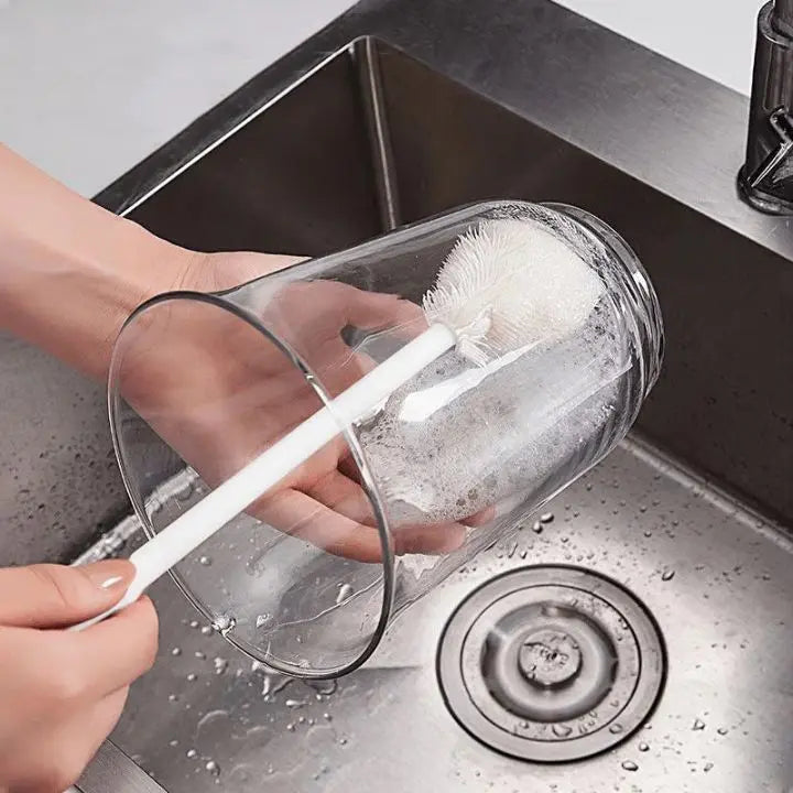 Rynx | Flexible Silicone Bottle Brush – Hygienic Cleaner for Glasses