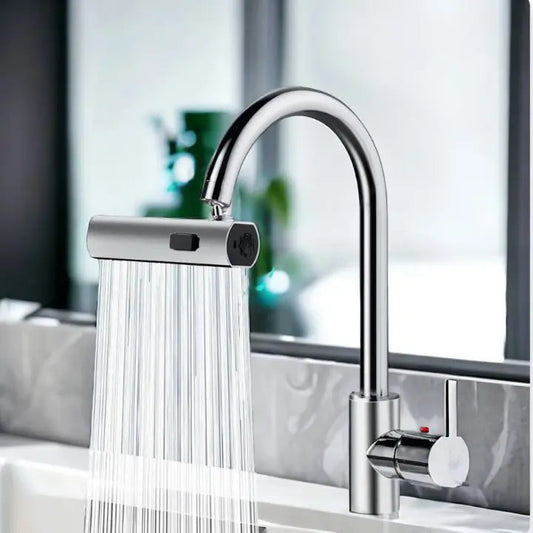 Rynx | Flexible waterfall kitchen faucet with multiple spray modes