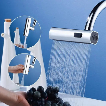 Rynx | Flexible waterfall kitchen faucet with multiple spray modes