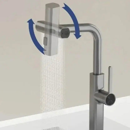 Rynx | Flexible waterfall kitchen faucet with multiple spray modes