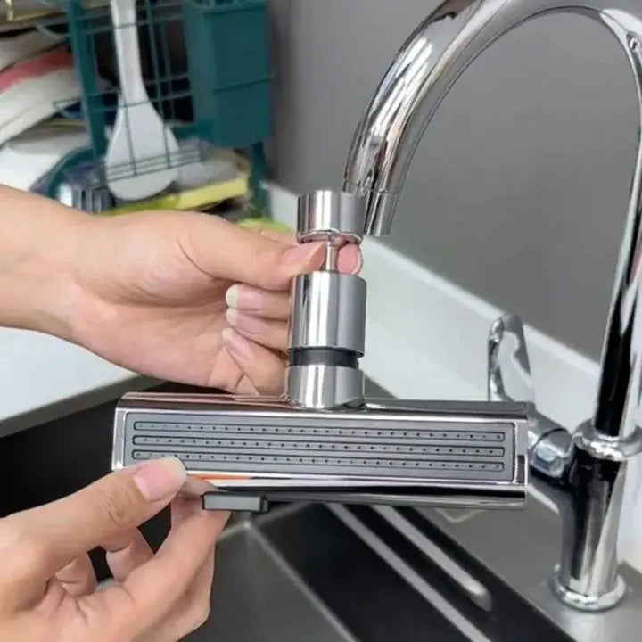 Rynx | Flexible waterfall kitchen faucet with multiple spray modes