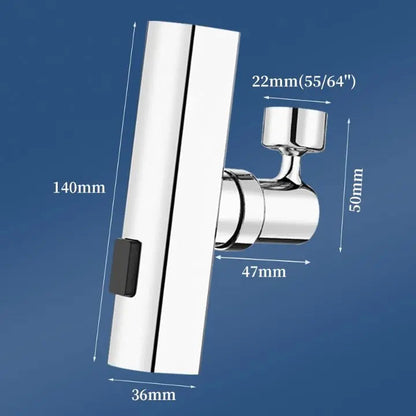 Rynx | Flexible waterfall kitchen faucet with multiple spray modes