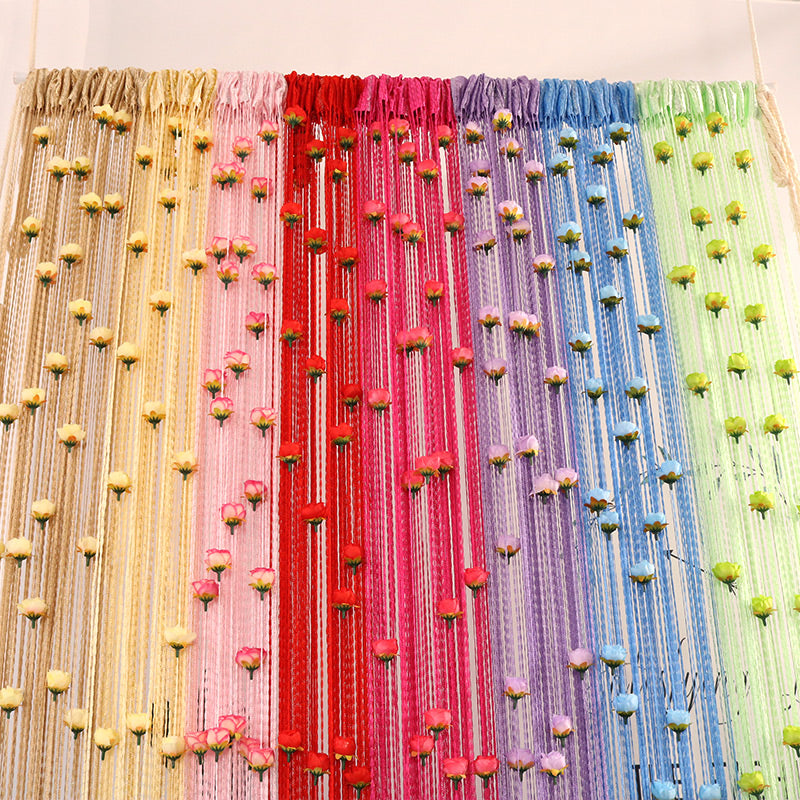Rynx | Floral Decorative Hanging Room Divider Curtain